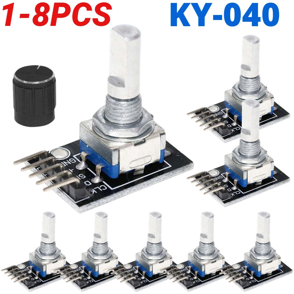 Sensor Kit Arduino - 1-8 قطع وحدة مشفر دوار 360