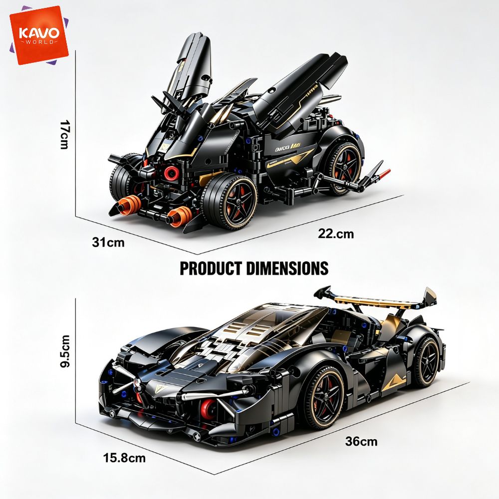 KAVOWORLD 1248 قطعة من مكعبات  - مراجعة Stem Robotics Kit وسعره