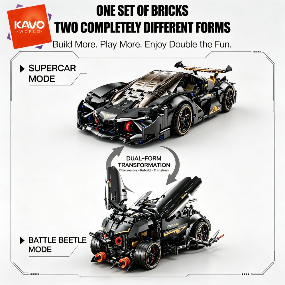 KAVOWORLD 1248 قطعة من مكعبات  - مراجعة Stem Robotics Kit وسعره