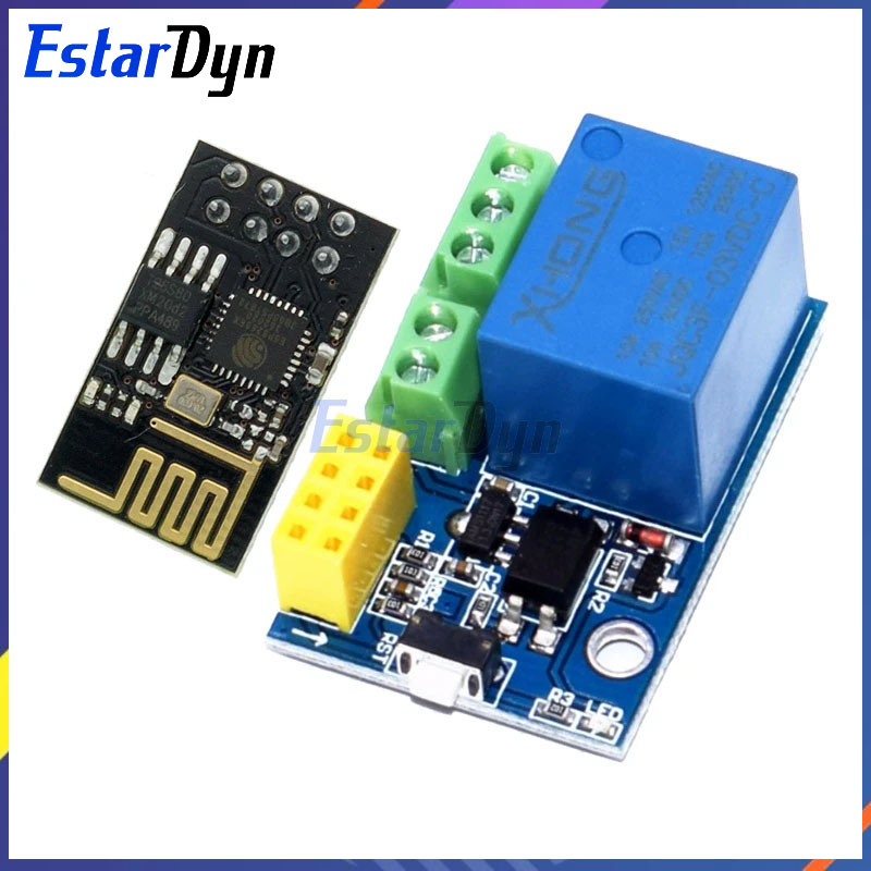 إستاردين ESP8266 ESP-01 ESP-01 - مراجعة Esp8266 Relay Module وسعره
