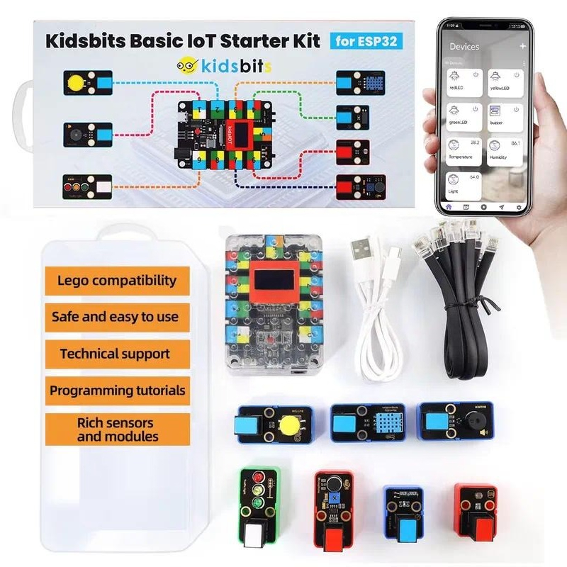 مجموعة أدوات التعلم الإلكتروني - مراجعة Iot Kit Beginner وسعره