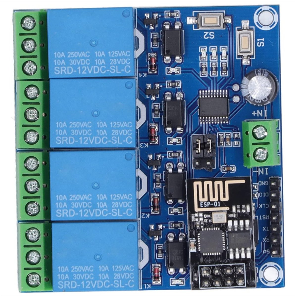 عرض خاص: وحدة تحكم لاسلكية ذكي - مراجعة Esp8266 Relay Module وسعره