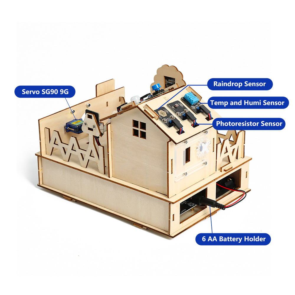 طقم المنزل الذكي لاردوينو ، بد - مراجعة Esp32 Smart Home Kit وسعره