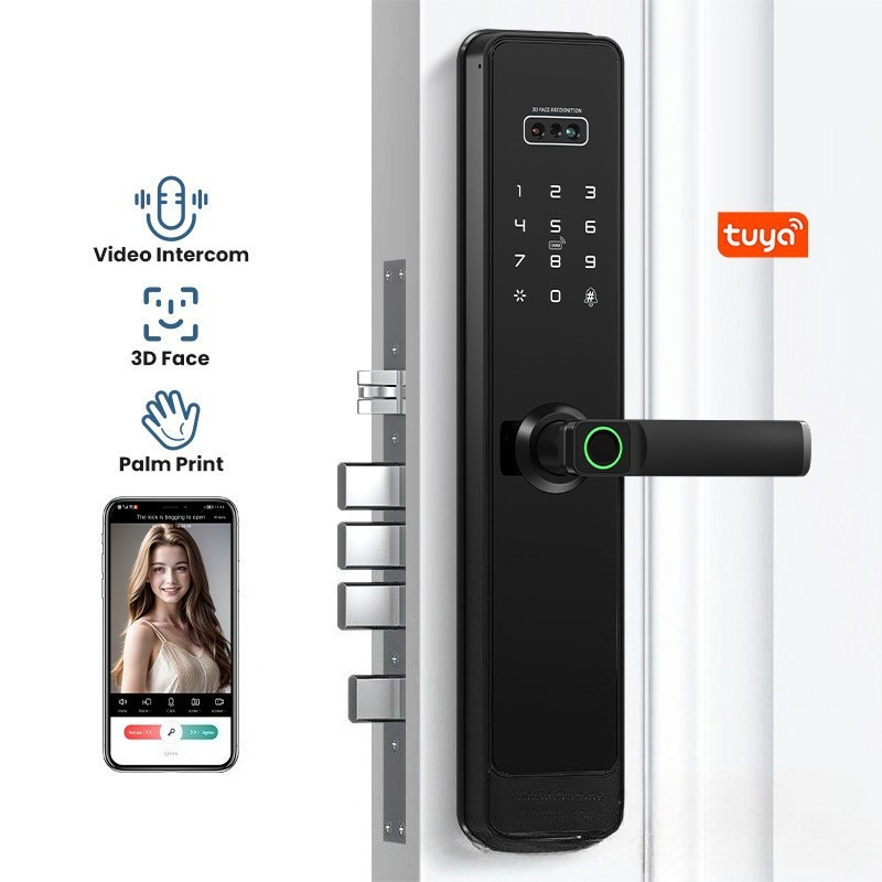 قفل ذكي EGFirtor شبه أوتوماتيك - مراجعة Smart Door Lock Wifi وسعره