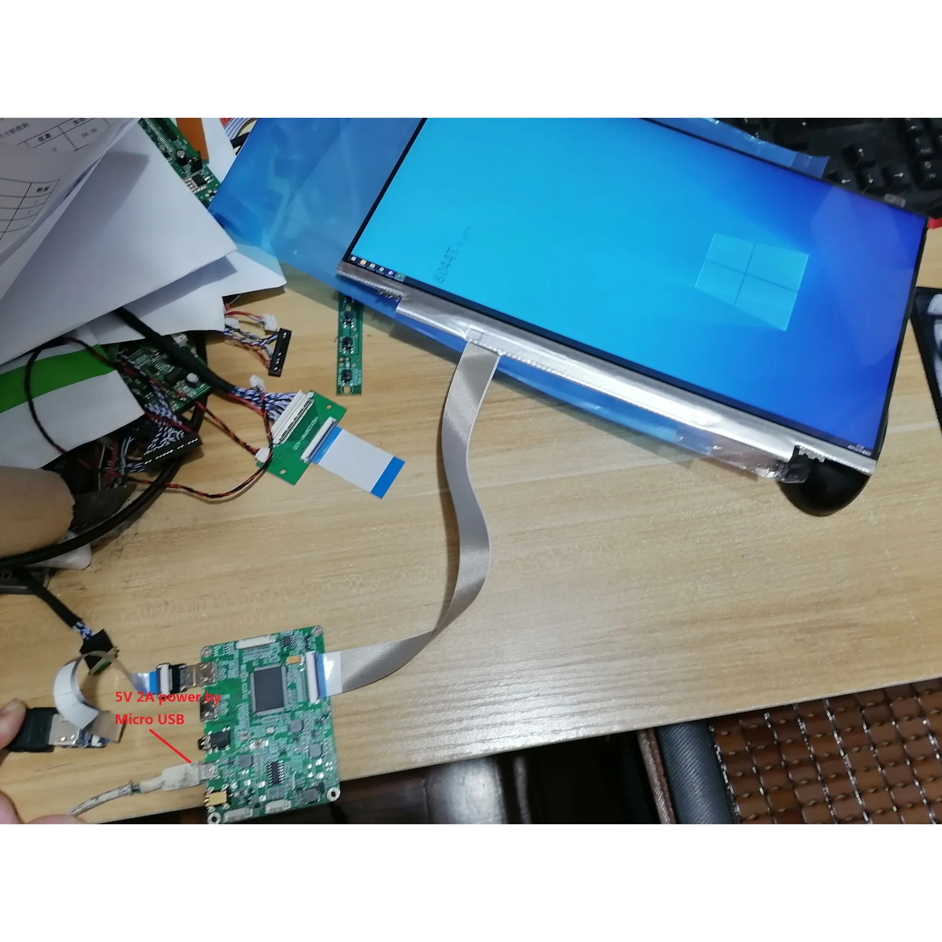 عدة لشاشة B140HAN01 2 شاشة عرض - مراجعة Microcontroller Kit وسعره